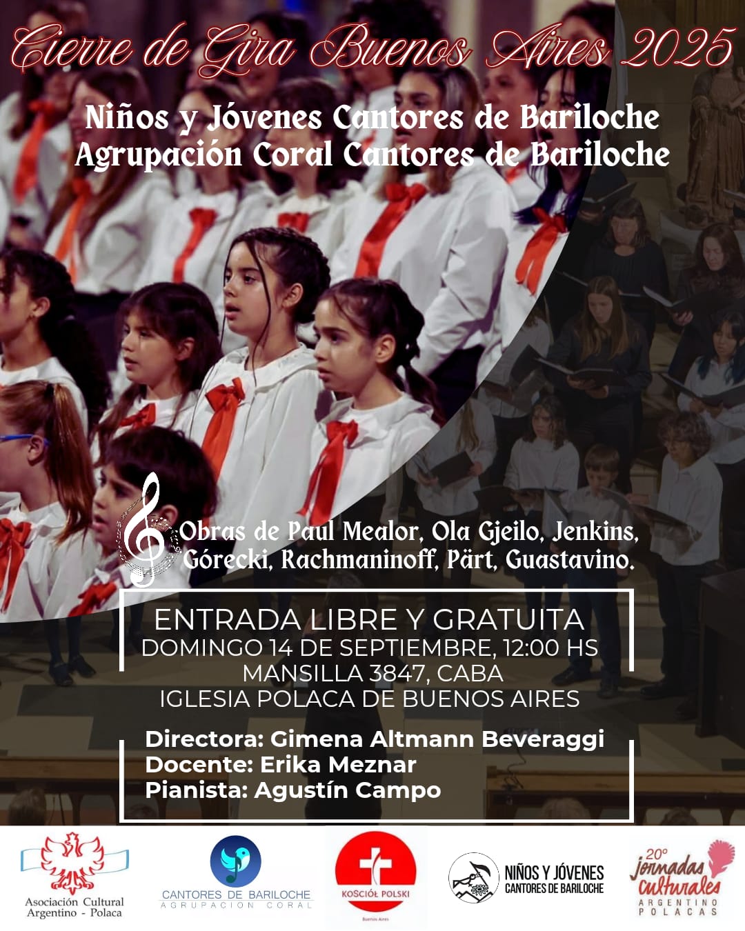 Encuentro Coral en la Iglesia Polaca de Buenos Aires